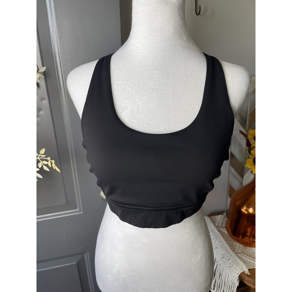 Lululemon Luxtreme Strappy Racerback Sports Bra Sz 10 PTP 16"